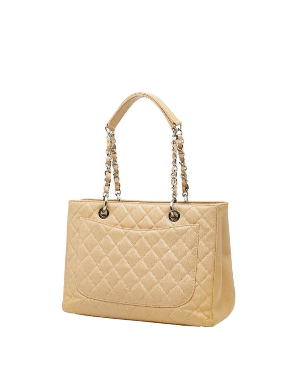 Chanel Quilted Gst Tote Chain Beige - Picture 2 of 10